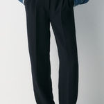 Aritzia Wilfred Black Effortless Pant in Crepette Size 10 Photo 0