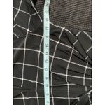 Ralph Lauren Lauren Black/White Check Print Keyhole 3/4 Sleeve Zip Lined Size 8 Photo 6