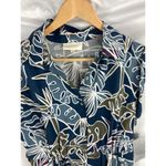 MELLODAY Abstract Floral Button Up Shirt Dress Size Small Photo 3
