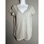 All Saints Emelyn Tonic Raw Edge Tee‎ Grey Marl EUC Size XS Photo 2