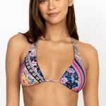 Johnny Was New.  floral bikini top. Small. Retails $110 Photo 0