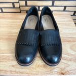 Clarks  Black‎ Griffin Kilt Loafers Size 9.5 Photo 2