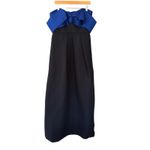 Sachin + Babi Kelli Strapless Gown Maxi Dress Black Blue Size 10 NWT Photo 3