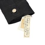 Live a Little Live‎ a Little Black Stretch Button Front Jacket Small Collared Fitted Photo 6