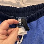 The North Face Vintage Blue Fleece Pants Outdoor Hiking Camping Womens Large Photo 3