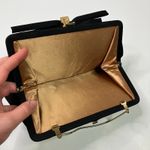 Vintage 1950's After Five by Land M Black Evening Bag Clutch Made in USA Photo 4