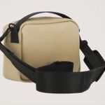 NWT Rains Box Bag Should Crossbody Bag Waterproof Sand Color Photo 4