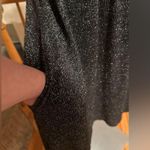 Green Dragon California Black Metallic Silver T Shirt Dress Cut Out Bow Sz S Photo 4