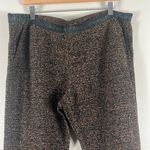 Free People Brown Milo Knit Metallic Jogger Pants Photo 4