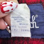 Woolrich Vintage Wool Blanket Lined Hooded Jacket Beige Plaid Lined Womens XL Photo 6