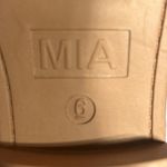 MIA Women's Brown Leather Over the Knee Boots Side Zip Block Heel Size 6 Photo 8