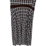 Max and Cleo Geometric Starburst Floral Print Midi Wrap Dress Size Small Petite Photo 9