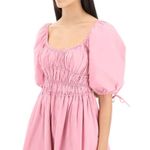STAUD faye' Mini Cotton Dress, Size Large,
$328 Pink Photo 4