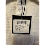 Club Monaco NWT  Long Sleeve Summer Double Face Button Tricot Size Small White Photo 2