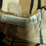 Vtg 90s earthy geometric top Tan Size XS Photo 1