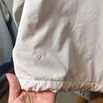 Lululemon Athletica White catch a breeze Mesh Hoodie with drawstring bottom Photo 4
