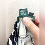 Lauren by Ralph Lauren Navy Blue and White Floral Print Slacks Pants Size 12 Photo 9