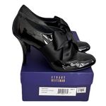 Stuart Weitzman  Black Patent Leather ‘Bouffant’ Satin Bow Pumps, Size 8.5 Photo 2