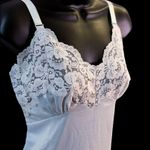 Vintage Light Blue Lace Neckline Slip Dress Photo 10