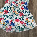 One Clothing Womens  White Floral Romper - M Photo 3