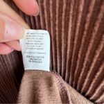 Antistar Chic Long Sleeve Brown Dress Bodycon Fall Minimalist Neutral Medium Photo 11