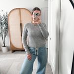 Brandy Melville  Gray Pullover Knit Sweater Photo 2
