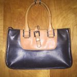 Adrienne Vittadini Black & Tan  Purse/Handbag Photo 0