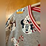 Disney  Pajama Top Shirt Holiday Christmas Desserts Mickey Minnie Mouse NWT XL Photo 8