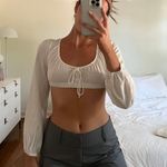 Princess Polly Top White Backless Photo 0