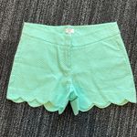 Crown & Ivy Petite scalloped hem shorts Photo 0