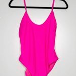 Good American NEW Always Sunny One Piece Swimsuit Neon Pink Size Large Photo 1