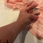 Paparazzi Pink Embroidered Button Down Top size large Photo 8