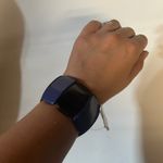 New NWT Gameday Jewelry Black Purple Baltimore Ravens Hand Painted Wood Bracelet Photo 4