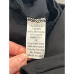 Juno High Waist Bikini Brief Swim Bottoms Women's Size 1X Activewear Black NWT Photo 5