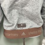 Adidas  by Stella McCartney gray zipper front sweatshirt jacket with hood size XS Photo 4