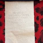 C.B. Collections Red and Black Leopard Print Faux Tank Blouse Size M Photo 8