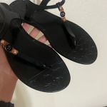 Coach  Piccadilly Black Ankle Strap Jelly Thong Sandals Women's US 10 / 40 Photo 2