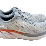 Hoka One One Gray and Orange Athletic Shoes Blue Size 9 Photo 0