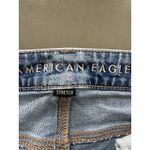 American Eagle  High Rise Mom Jeans Women's Size 4 Straight Stretch Denim Light Photo 4