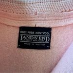 Lands' End VINTAGE blush pink 100% wool blazer jacket heavy western boho SIZE 14 Photo 1