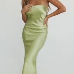 Princess Polly  Haley Maxi Green Dress Photo 0
