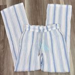 Melissa Odabash blue striped Krissy pants size small Photo 3