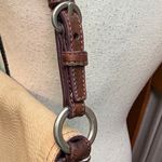 Coach  Cream and Brown Leather Shoulder Bag Photo 3