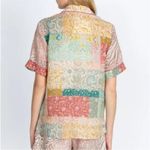 Johnny Was NWT  Workshop Marseille Garden Resort Shirt in Pink size S Photo 3