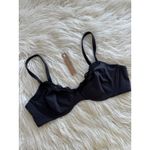 SKIMS  Fits Everybody Lace Demi Underwire Bra Onyx Size 40C Photo 1