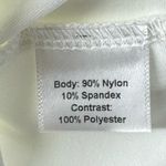 L’Oeuf Poché Long Sleeve Tennis Shirt White with Navy Accent Stripe Size XS Photo 7