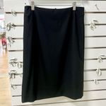 Escada Wool Blend High Waisted Knee Length Pencil Skirt Black Women's 38 / US 6 Photo 0