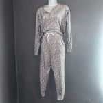 Nautica  Women’s Winter Gray Warm Long Sleeve Pajamas Pajama Set Small Photo 3