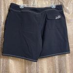 Seafolly black barracuda mid length board shorts, NWT size L Photo 5