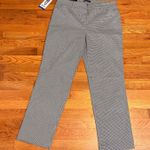 Hilary Radley  Women’s Large Black White Gingham Tummy Control Mid Rise Pants New Photo 0
